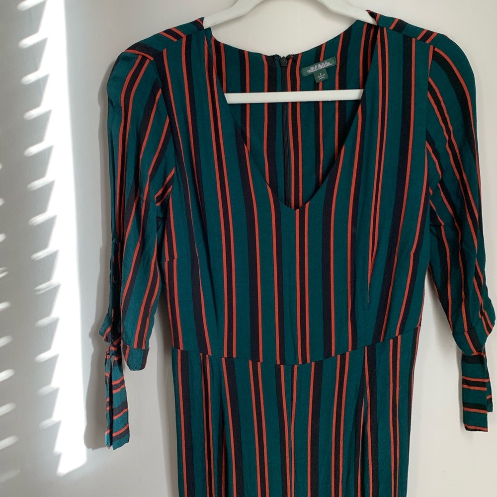 wild fable striped jumpsuit